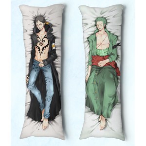 Travesseiro Dakimakura One Piece Law e Zoro